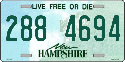 NH license plate 2884694