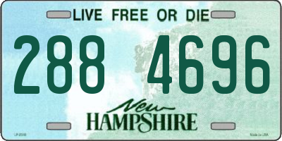 NH license plate 2884696