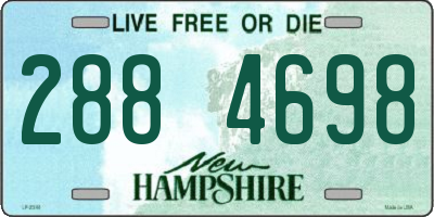 NH license plate 2884698