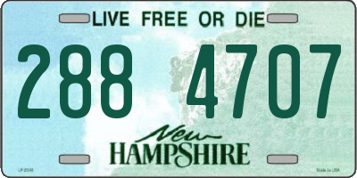 NH license plate 2884707