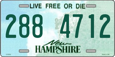 NH license plate 2884712