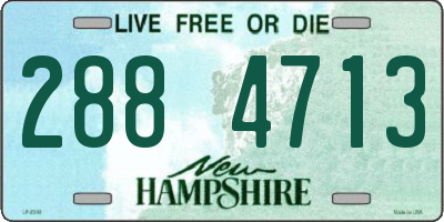 NH license plate 2884713