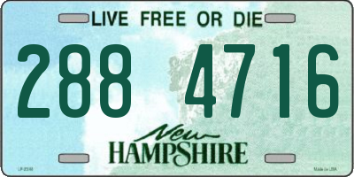 NH license plate 2884716