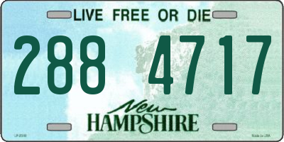 NH license plate 2884717