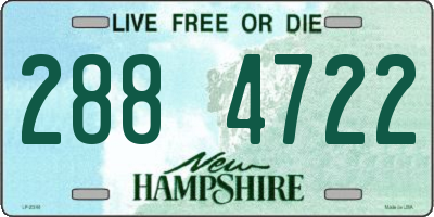 NH license plate 2884722