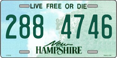 NH license plate 2884746