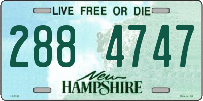 NH license plate 2884747