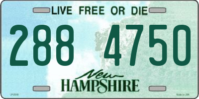 NH license plate 2884750