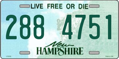 NH license plate 2884751