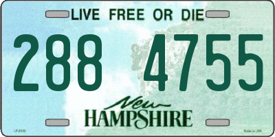 NH license plate 2884755