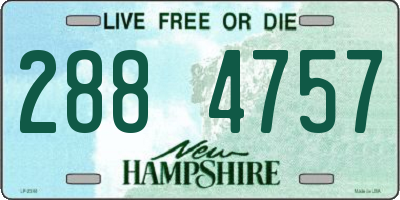 NH license plate 2884757