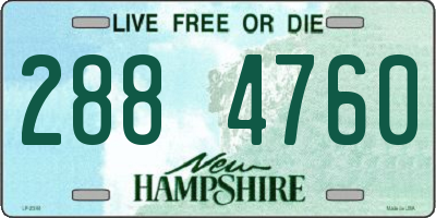NH license plate 2884760