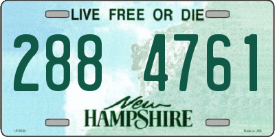 NH license plate 2884761