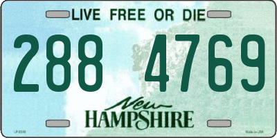 NH license plate 2884769