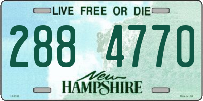 NH license plate 2884770