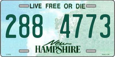 NH license plate 2884773