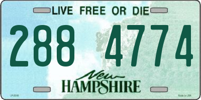 NH license plate 2884774