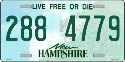 NH license plate 2884779