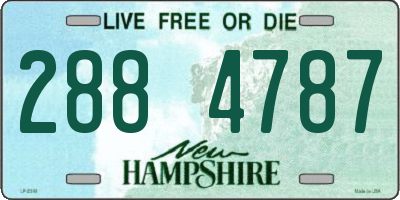 NH license plate 2884787