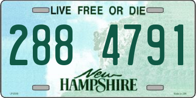 NH license plate 2884791
