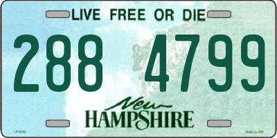 NH license plate 2884799
