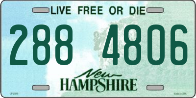 NH license plate 2884806