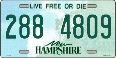 NH license plate 2884809