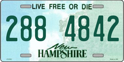 NH license plate 2884842