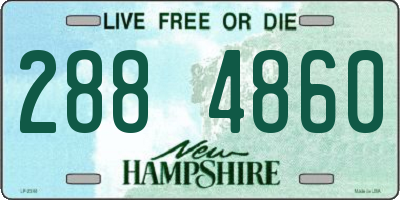 NH license plate 2884860