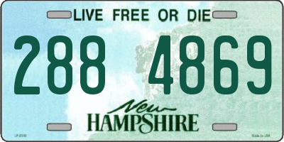 NH license plate 2884869