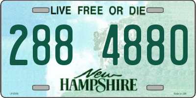 NH license plate 2884880