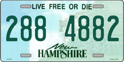 NH license plate 2884882