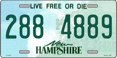 NH license plate 2884889