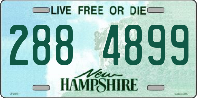 NH license plate 2884899