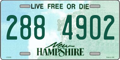 NH license plate 2884902