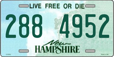 NH license plate 2884952