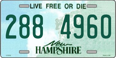 NH license plate 2884960
