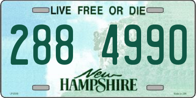 NH license plate 2884990