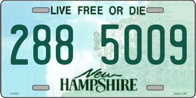 NH license plate 2885009