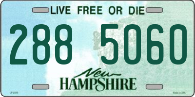 NH license plate 2885060