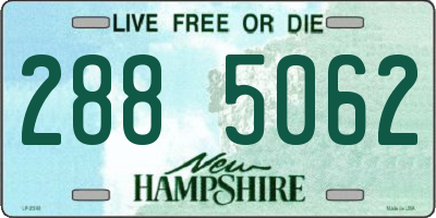 NH license plate 2885062