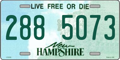 NH license plate 2885073