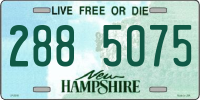 NH license plate 2885075