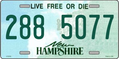 NH license plate 2885077