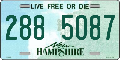 NH license plate 2885087