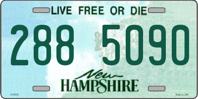 NH license plate 2885090