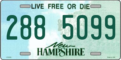 NH license plate 2885099