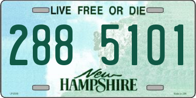 NH license plate 2885101