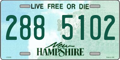 NH license plate 2885102