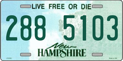 NH license plate 2885103